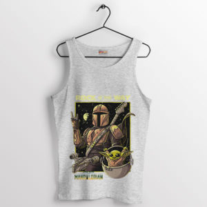 Rock On with Mando This Is the Way Sport Grey Tank Top