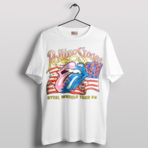 Rock On with Steel Wheels '89 Tour White T-Shirt