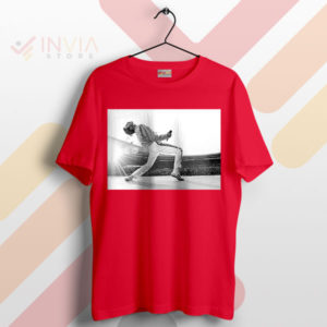 Rock Royalty Freddie Live Aid '85 On Stage Red T-Shirt