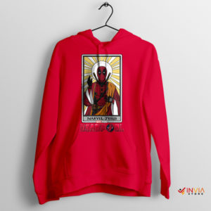 Rock the Deadpool Marvel Jesus Tarot Red Hoodie
