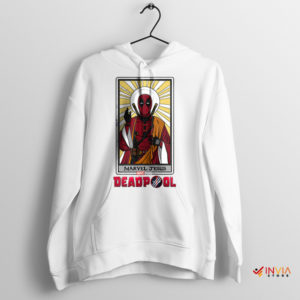 Rock the Deadpool Marvel Jesus Tarot White Hoodie