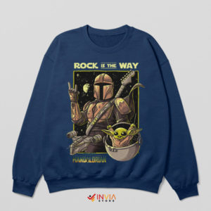 Rock the Galaxy The Mandalorian Navy Sweatshirt