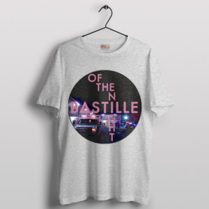 Rock the Night in Our Bastille Band Sport Grey T-Shirt