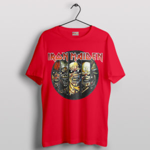 Rock with the Beasts Maiden Monster Red T-Shirt