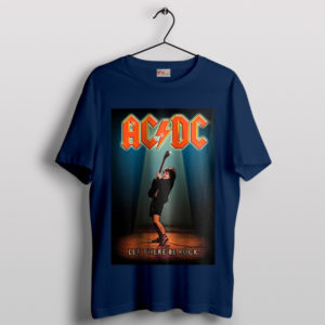 Rocks Never Die AC DC Vintage Navy T-Shirt