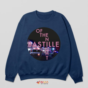 Rule the Night with Our Bastille Navy Sweatshirt