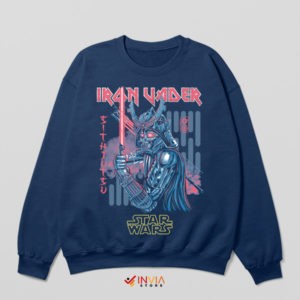 Sith Metal Symphony Iron Vader Navy Sweatshirt