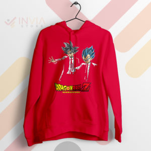 Saiyan Spirit in Our Pulp Fiction Scene Red Hoodie