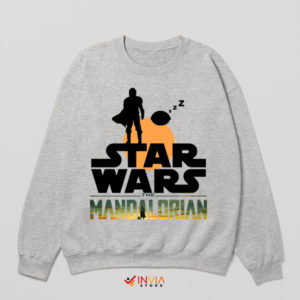 Sands of the Force Mandalorian Sunset Sport Grey Sweatshirt