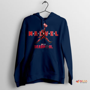 Scene Deadpool Marvel Jesus MCU Navy Hoodie