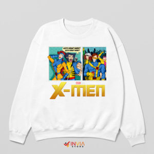 Scotty's Surprise X-Men Meme White Sweatshirt