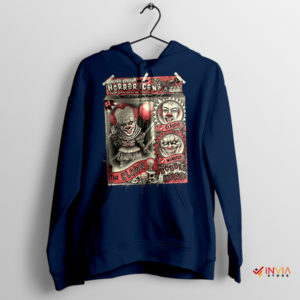 Scream Team Assembled Horror Icons Navy Hoodie