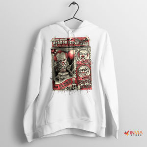 Scream Team Assembled Horror Icons White Hoodie