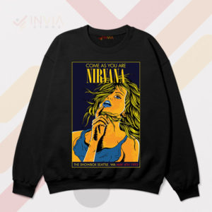 Seattle Memories Nirvana '93 Concert Black Sweatshirt