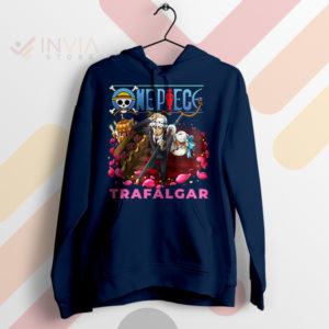 Set Sail in Style with Trafalgar Graphic Navy Hoodie