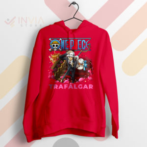Set Sail in Style with Trafalgar Graphic Red Hoodie