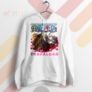 Set Sail in Style with Trafalgar Graphic White Hoodie