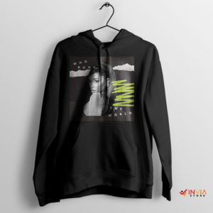 Set the Trend Ariana Who Run the World Black Hoodie