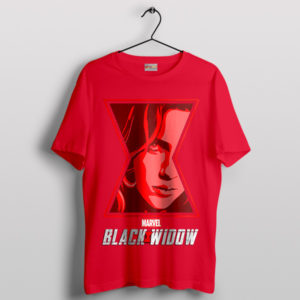Sexy Avenger Black Widow Symbol Red T-Shirt