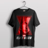 Sexy Avenger Black Widow Symbol T-Shirt
