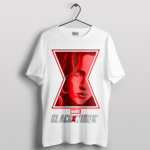 Sexy Avenger Black Widow Symbol White T-Shirt