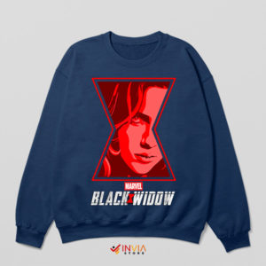 Sexy Warrior Natasha Black Widow Navy Sweatshirt