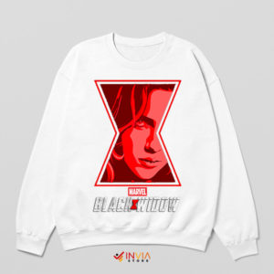 Sexy Warrior Natasha Black Widow White Sweatshirt