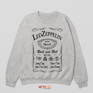Sippin' on Zeppelin Old Skool Sport Grey Sweatshirt