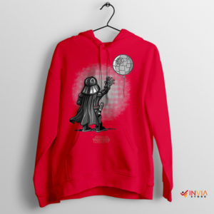 Sith Lord Banksy's Darth Vader Balloon Red Hoodie