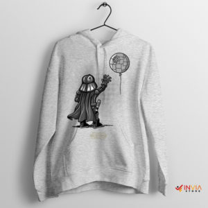 Sith Lord Banksy's Darth Vader Balloon Sport Grey Hoodie