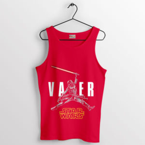 Sith Slam Dunk Air Vader Jordan Red Tank Top
