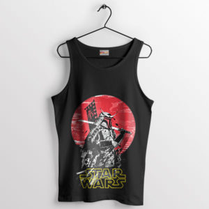 Sith Style Darth Vader Samurai Black Tank Top