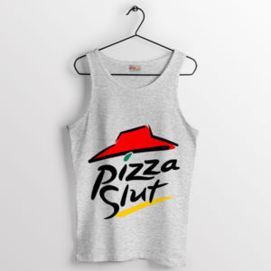 Slice And Style Pizza Slut Logo Sport Grey Tank Top