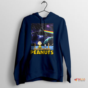 Snoopy's Moon Adventure Floyd Tribute Navy Hoodie