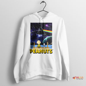 Snoopy's Moon Adventure Floyd Tribute White Hoodie