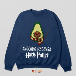 Some Fun Avocado Kadavra Potter Navy Sweatshirt