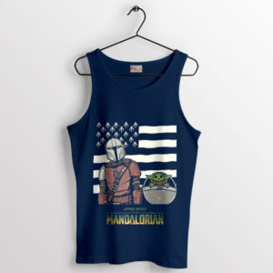 Space Jams Mando And Grogu Stankonia Navy Tank Top