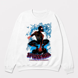 Spectacular Spider-Man Miles Morales White Sweatshirt
