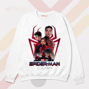 Spidey Team-Up No Way Home White Sweatshirt