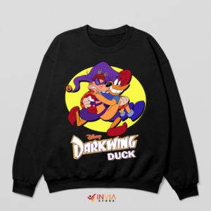 Spirit Darkwing Duck vs Quackerjack Black Sweatshirt