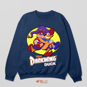 Spirit Darkwing Duck vs Quackerjack Navy Sweatshirt