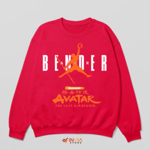 Spirit of Aang with the Air Jordan Red Sweatshirt