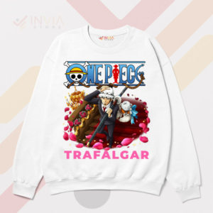 Spirit of Law with Trafalgar Graphic White Sweatshirt