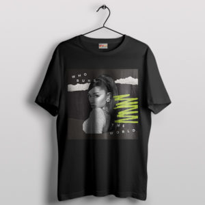 Spotlight Ariana Who Run the World Black T-Shirt