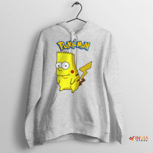 Springfield's Favorite Pokémon Bart Sport Grey Hoodie
