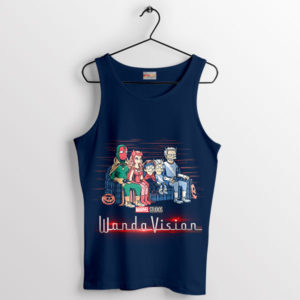 Springfield's Superheroes WandaVision Navy Tank Top