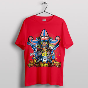 Squadron of Splat Suicide Squad Red T-Shirt