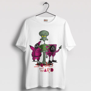 Squidward Hilarious Escape Squid Game White T-Shirt