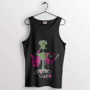 Squidward's Squid Game Takeover Black Tank Top
