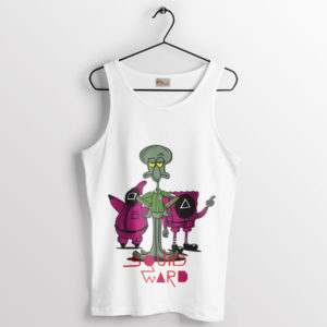 Squidward's Squid Game Takeover White Tank Top
